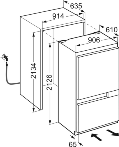 Liebherr Einbau-Kühl-/Gefrierkombi ECBN9671-23 *D* – Bild 6