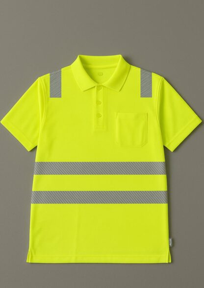 Portwest 20471 Hi-Vis Leichtes Kontrast-Poloshirt Mit Kurzen Ärmeln Größe S