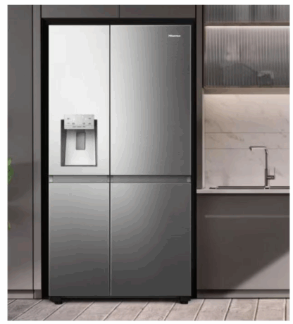 Hisense Side by Side Inox-Optik 632 Liter RS 818 N4 TIC *C* – Bild 3