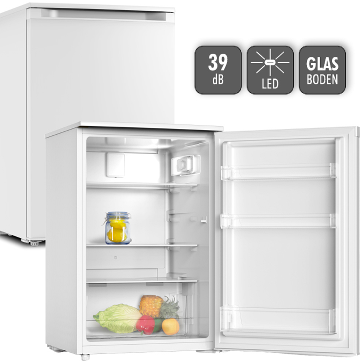 Geratek Calobra KS 1500 W Tisch-Kühlschrank ohne Gefrierfach - weiß - 85 cm
