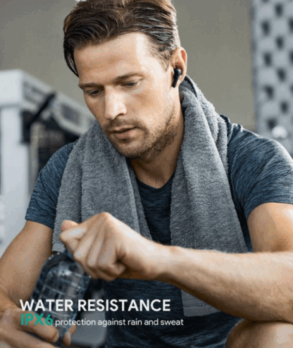 Aukey In-Ear Kopfhörer mit Geräuschunterdrückung schwarz Bluetooth true wireless touch control kabellose Earphones mit Ladecase wasserfest – Bild 4