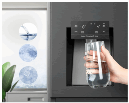 Hisense Side-by-Side schwarz mit Wassertank - RS 818 N4 TFE *E* – Bild 4