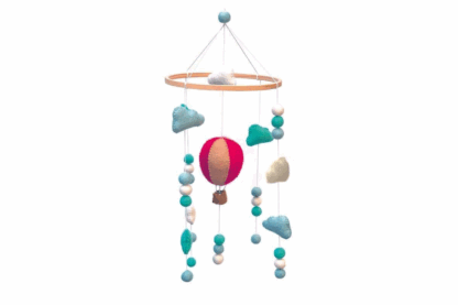 Mobile Heissluftballon aus Filz – Bild 2
