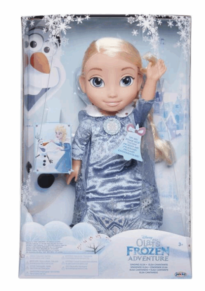 OEM Elsa Puppe, 35 cm, glänzende Details, mehrfarbig