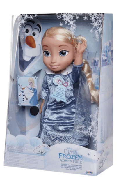 OEM Elsa Puppe, 35 cm, glänzende Details, mehrfarbig – Bild 2