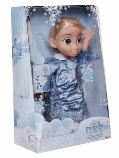 OEM Elsa Puppe, 35 cm, glänzende Details, mehrfarbig – Bild 3