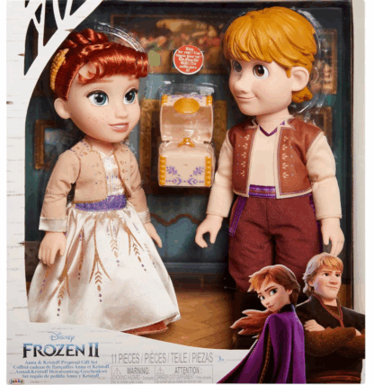 Frozen 2 Anna und Kristoff Puppen Hochzeitsset Ring DISNEY Jakks
