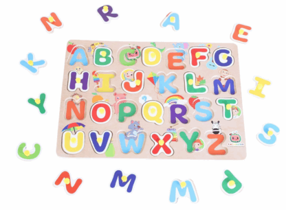 Toyland® Cocomelon 3er-Pack Steckbrett-Puzzles aus Holz – Lernpuzzles für Kinder – Kleinkinderspielzeug – Alter 18 Monate
