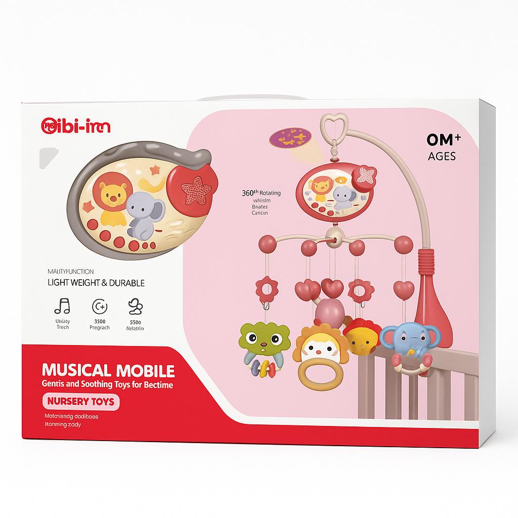 Musical Mobile – Beruhigendes Musik-Mobile mit Projektion (0M+)