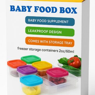 Baby Food Box – 60ml Aufbewahrungsbehälter für Babybrei & Snacks