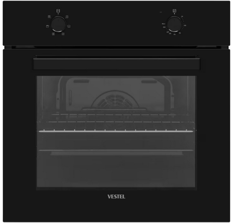 Vestel Einbau-Backofen schwarz 60 cm VEB 6 *A*