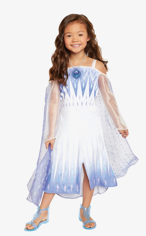 Jakks Pacific Die Eiskönigin 2 – ELSA Halskette Eiskristall mit Light & Sound, Spielzeugkette, Rollenspiel, Kunststoff