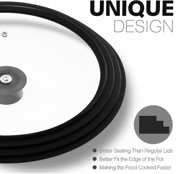 Royalty Line® FS2M Induktions-Kochtopf – 3-teiliges Kochtopf-Set mit Universaldeckel – Ø 18/20 cm – 1,6/2,3 Liter – Antihaftbeschichtung – Für alle Herdarten geeignet – Silber