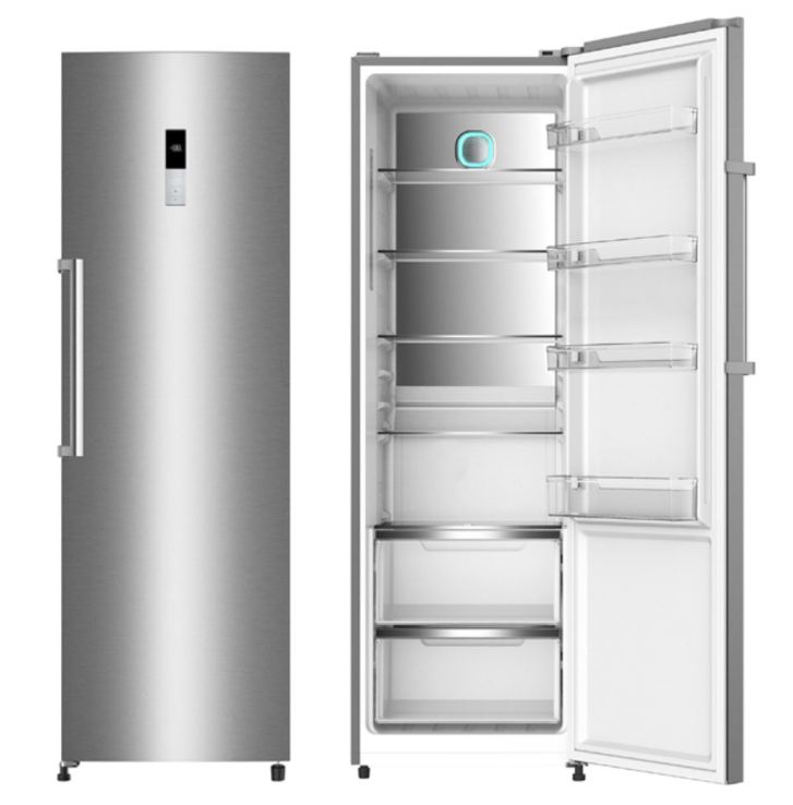 Geratek Stand-Kühlschrank - Inox Look - 185 cm Pollenca KS 3220 IL