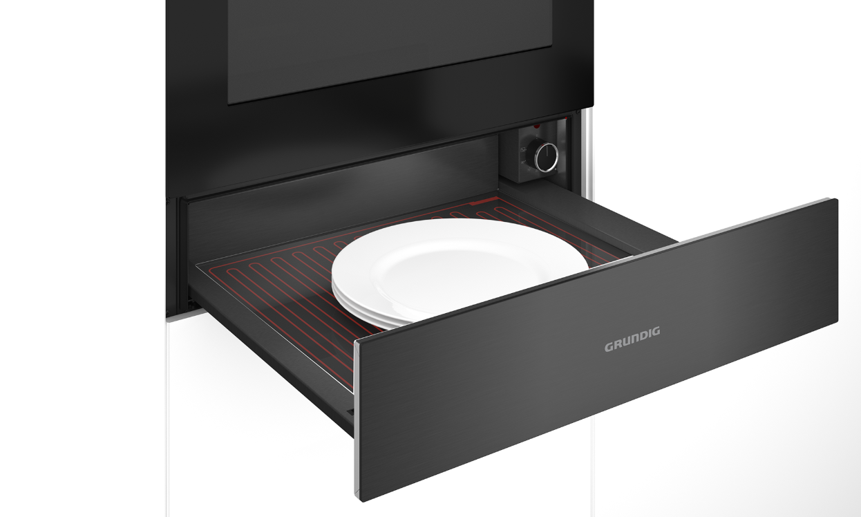 Grundig Wärmeschublade Dark Inox GWS 2221 DX