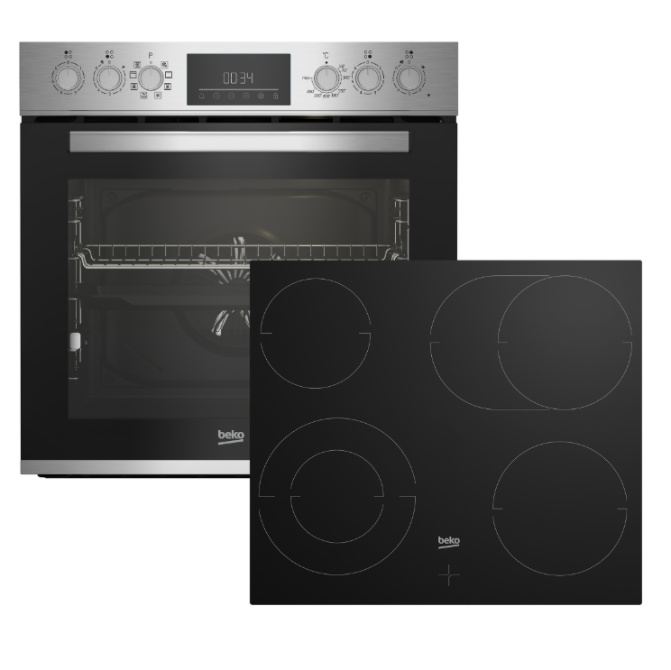 Beko *A* Einbau-Herdset BBUM 12328 X