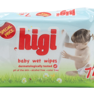 Hygiene Feuchttücher für Babys, 72 Stück.