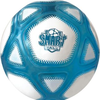 Smart Ball SBCB1B Fußballgeschenk für Jungen und Mädchen ab 6 Jahren – Kick-Up-Zählball mit hellen Lichtern und Geräuschen, weiß und blau, Trainingsball für Kinder