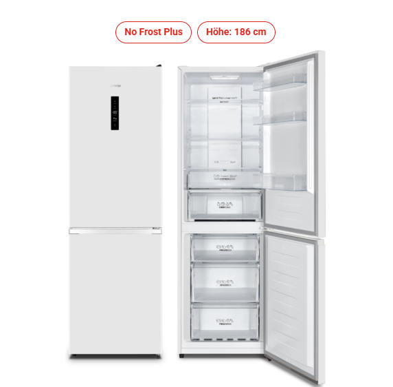 Gorenje *E* No Frost Plus Kühl-/ Gefrierkombination weiß - N 619 EAW 4
