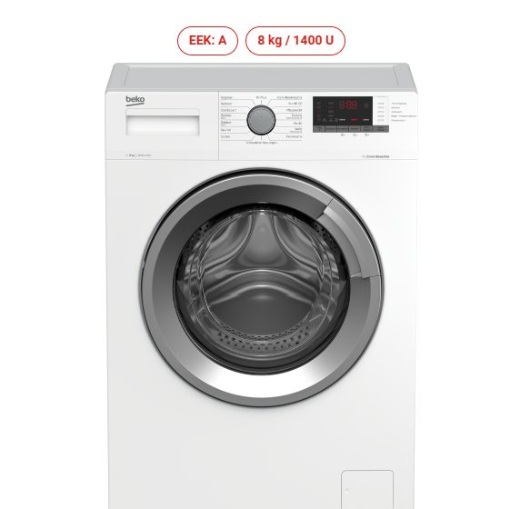 Beko *A* Waschmaschine 8 kg 1400 U - WMO 822 A