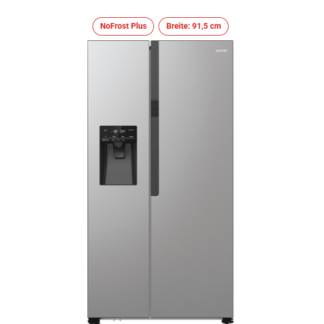 Gorenje *E* NoFrostPlus Side-by-Side mit Wasserspender Edelstahl - NRR 9185 ESXL