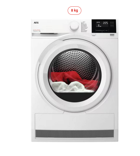 AEG *D* Wärmepumpentrockner 8 kg - TR 7 T 61588