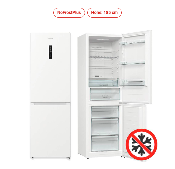 Gorenje *C* NoFrost Plus Kühl-/ Gefrierkombination - NRK 619 C61 W4 OT