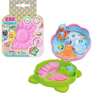 IMC Toys – CRY BABIES Little Changers Aqua | Sammelbare, blumenförmige Kapsel mit Mini-Puppe, Pipette und …