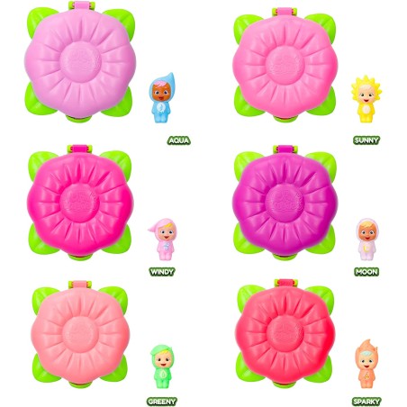 IMC Toys - CRY BABIES Little Changers Greeny | Sammelbare, blumenförmige Kapsel mit einer Mini-Puppe, einer Pipette und – Bild 3