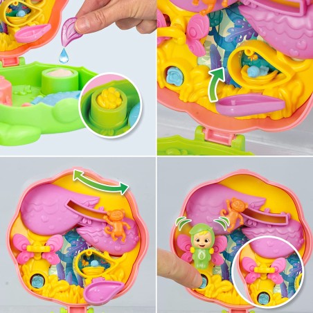IMC Toys - CRY BABIES Little Changers Greeny | Sammelbare, blumenförmige Kapsel mit einer Mini-Puppe, einer Pipette und – Bild 4