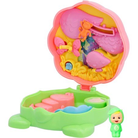 IMC Toys - CRY BABIES Little Changers Greeny | Sammelbare, blumenförmige Kapsel mit einer Mini-Puppe, einer Pipette und – Bild 6