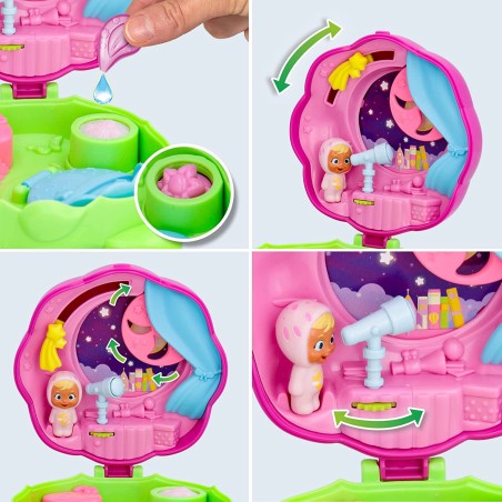 IMC Toys – CRY BABIES Little Changers Moon | Sammelbare, blumenförmige Kapsel mit Mini-Puppe, Pipette und … – Bild 4