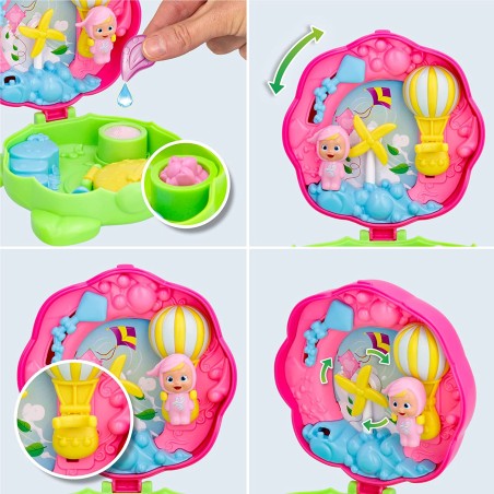 IMC Toys – CRY BABIES Little Changers Windy | Sammelbare, blumenförmige Kapsel mit Mini-Puppe, Pipette und … – Bild 4