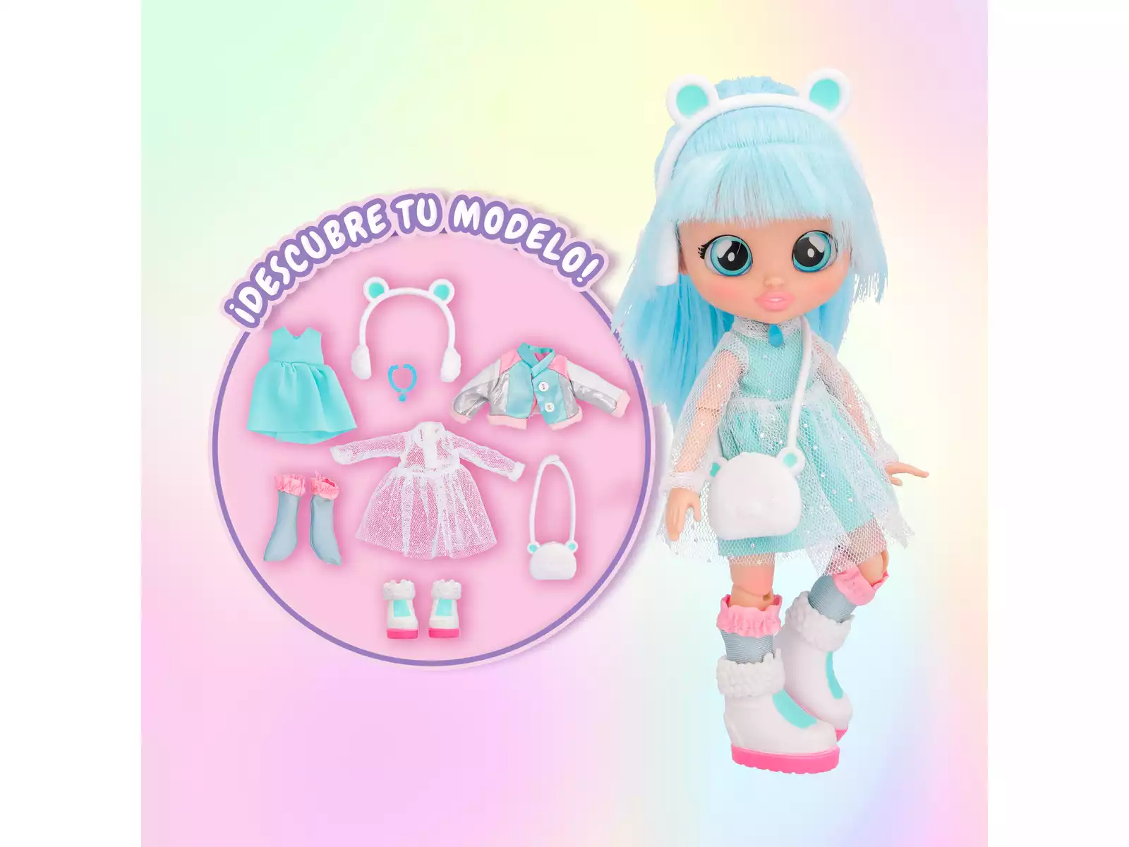 Cry Babies BFF Kristal – Modepuppe mit Accessoires (18 cm)