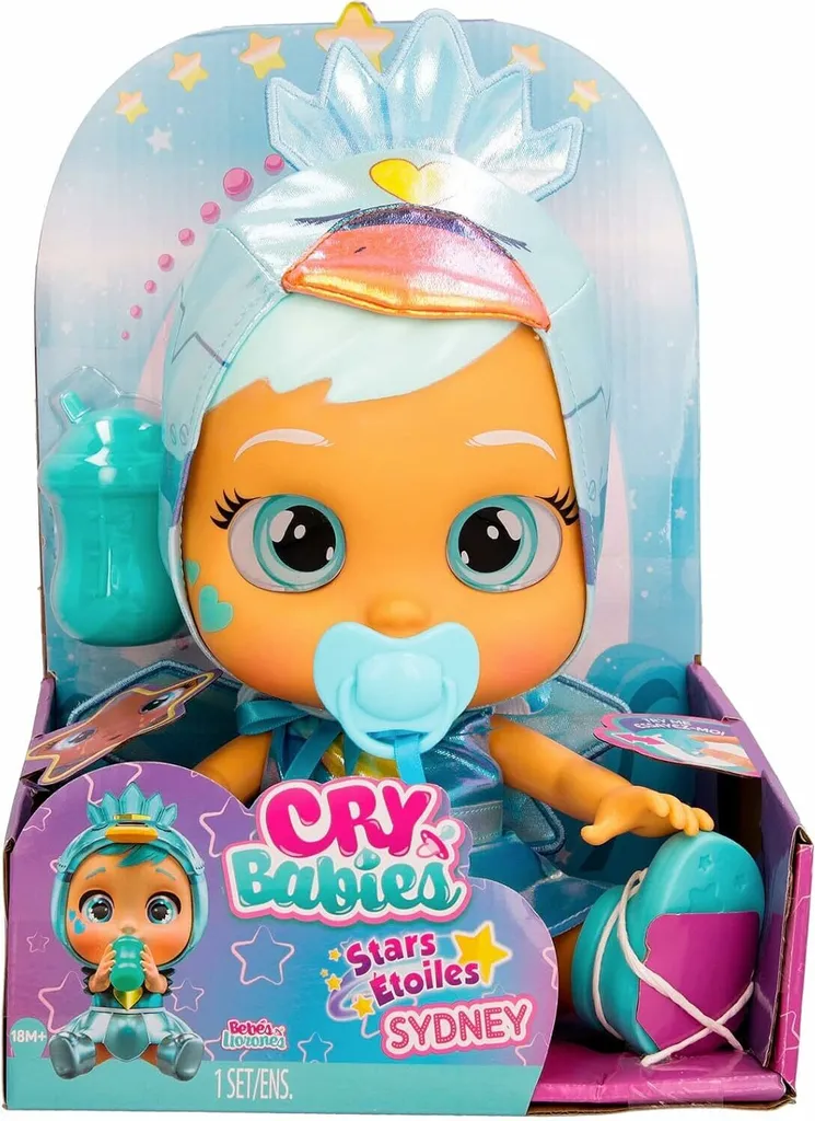 IMC Toys Star Sydney, Babypuppe, Geschlechtsneutral, 1,5 Jahr(e), 300 mm, 594 g, Mehrfarbig