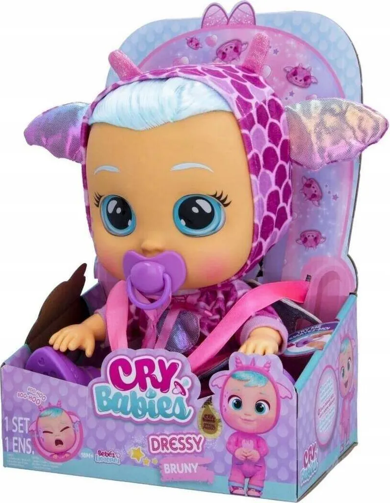 IMC Toys Cry Babies 904095, Babypuppe, Weiblich, 1,5 Jahr(e), Junge/Mädchen, 301 mm, 626 g