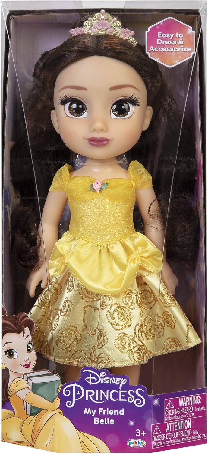 Disney Princess My Friend Schneewittchen-Puppe, 35,6 cm hoch, inklusive abnehmbarem Outfit und Diadem
