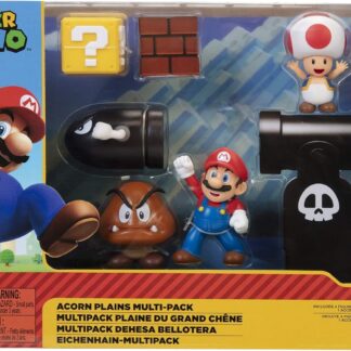 Nintendo Super Mario Acorn Plains Diorama Set – 6,3 cm Figuren Multipack