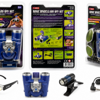 X-Tech Sonic Binoculars Spy Set – Spionage-Set mit Fernglas, Nachtsichtbrille und Zubehör