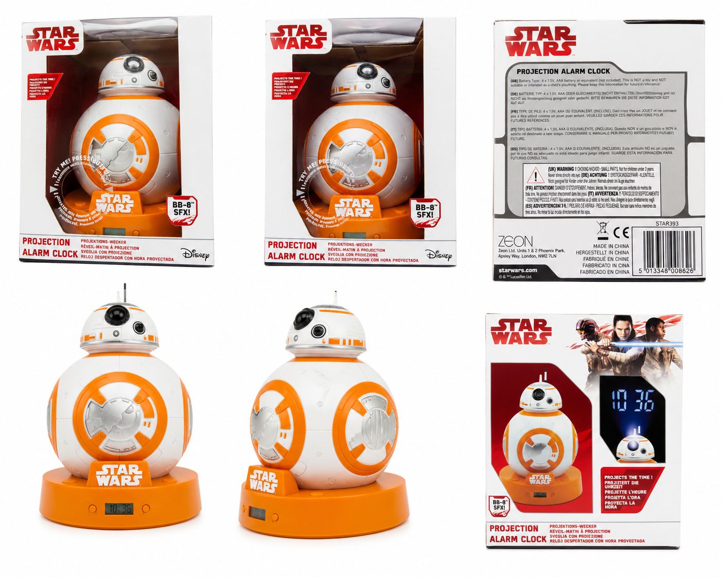 Star Wars BB-8 Digitalwecker