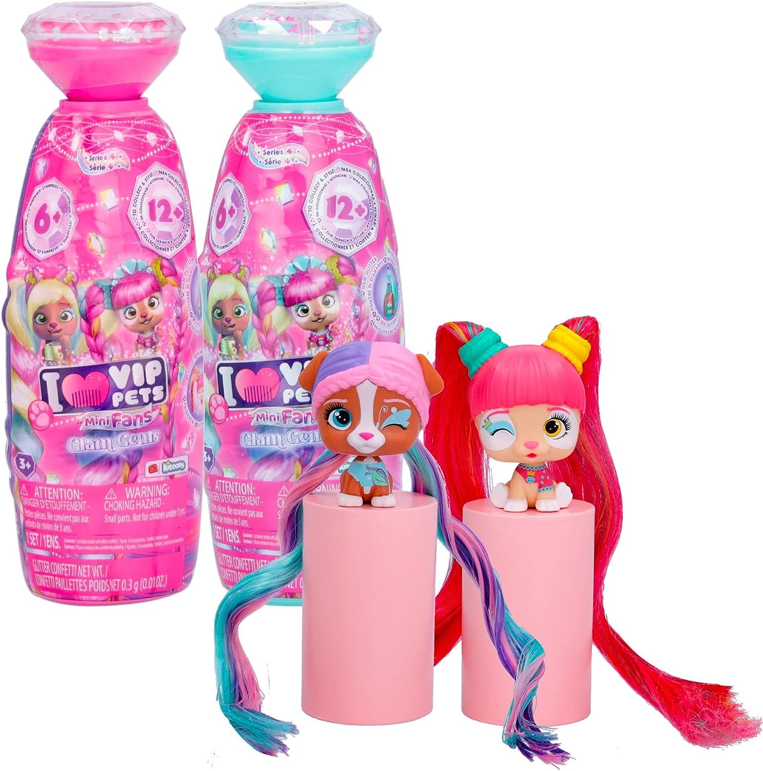 IMC Toys VIP-Haustiere-Spielset – Welpe in der Flasche mit 6 Überraschungen, Sortiment – Bild 2