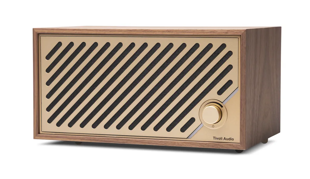 Tivoli Audio Model Two Digital – Stereo-Lautsprecher – Walnuss/Gold – 20 W