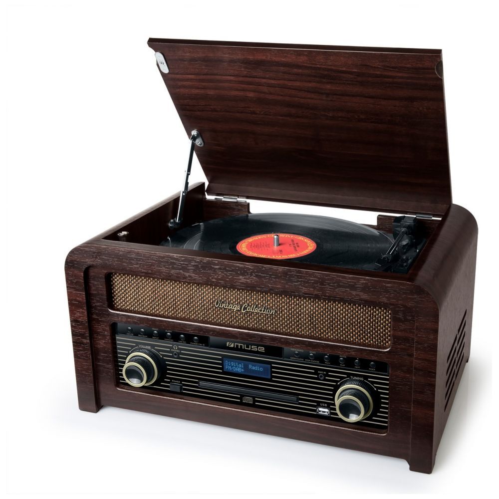 MUSE MT-115 DAB – Plattenspieler mit DAB+ / UKW-Radio & Bluetooth – Bild 2