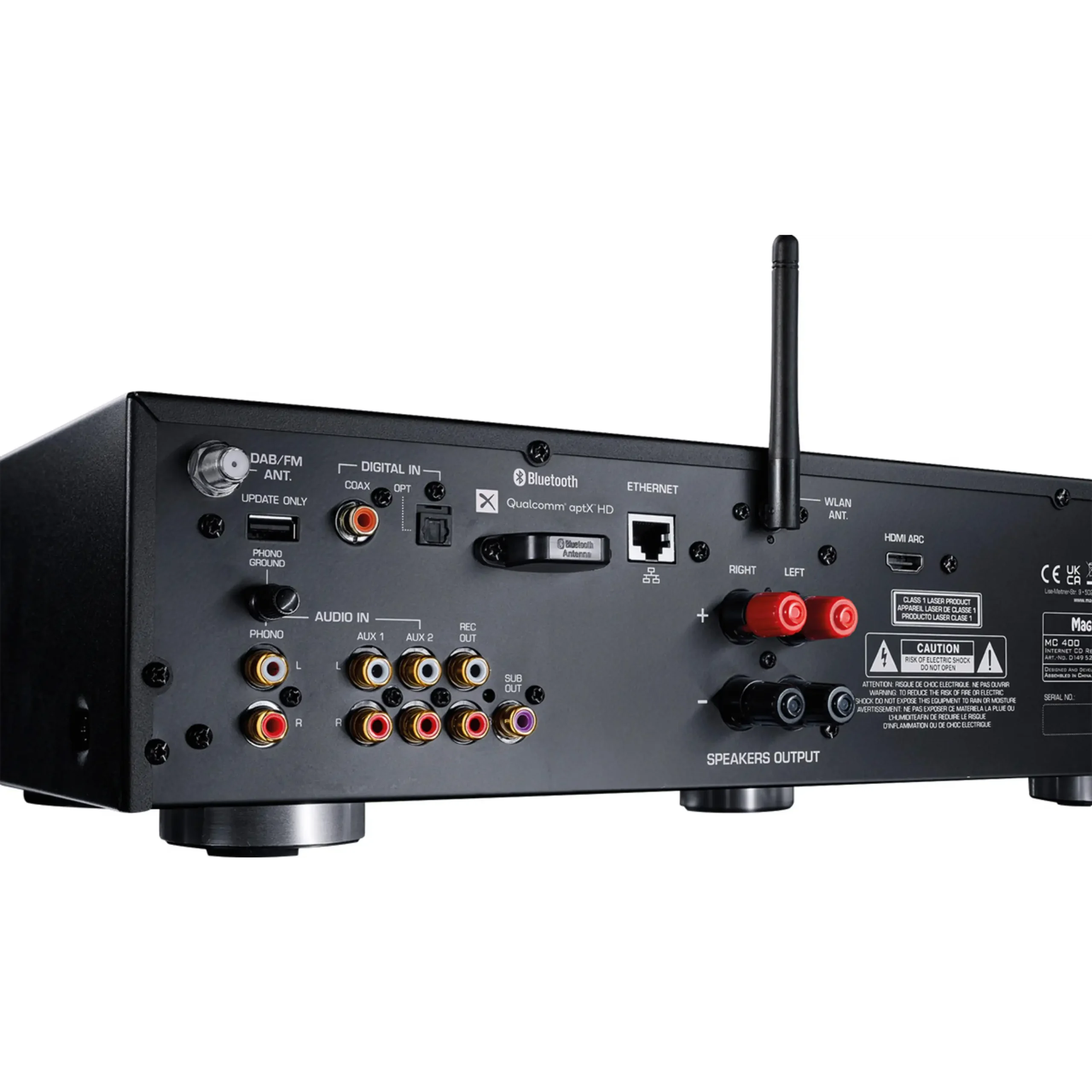 MAGNAT MC 400 Black – High-End Stereo Netzwerk Receiver mit CD, DAB+, Bluetooth & Streaming – Bild 5