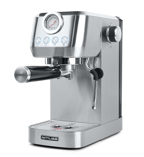 MUSE MS-250 EM Espressomaschine – 1350 W – Edelstahl / Inox