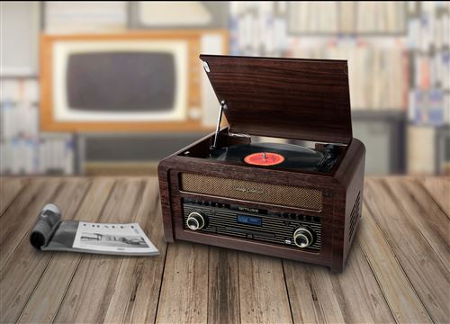 MUSE MT-115 DAB – Plattenspieler mit DAB+ / UKW-Radio & Bluetooth – Bild 4