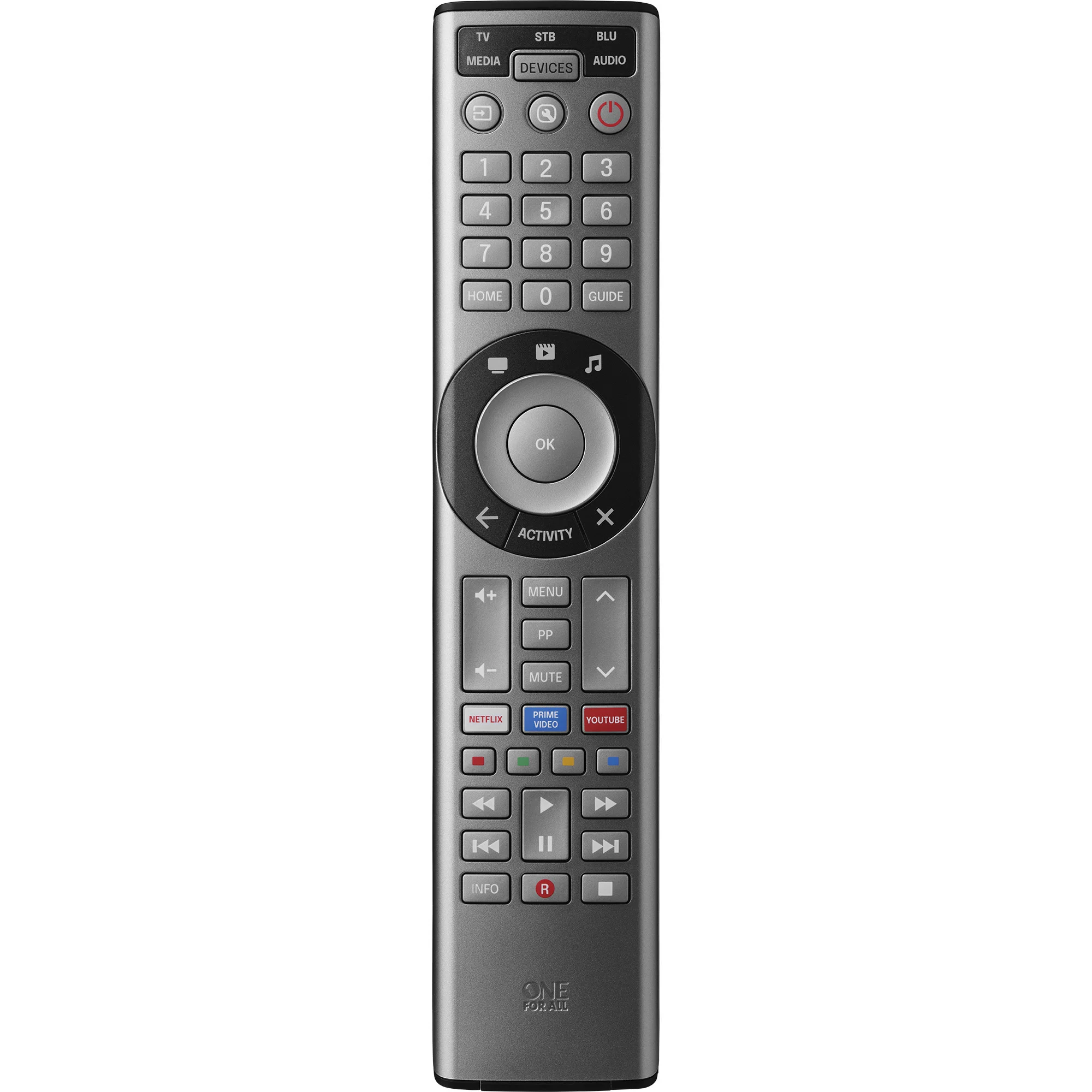 ONE FOR ALL Smart Control Pro 5 – Universal-Fernbedienung mit App – Schwarz – Bild 2