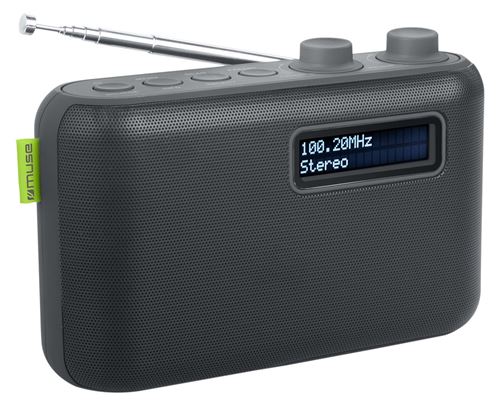 MUSE M-108 DB – Tragbares DAB+ / UKW Digitalradio – Schwarz
