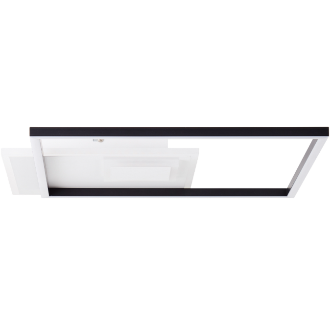 Brilliant Iorgo LED Deckenleuchte 43,5 x 43,5 cm - schwarz / weiß - G99785/76