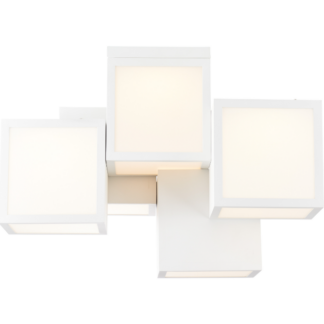 Brilliant Cubix LED Deckenleuchte 5-flammig - weiß - G97179/05